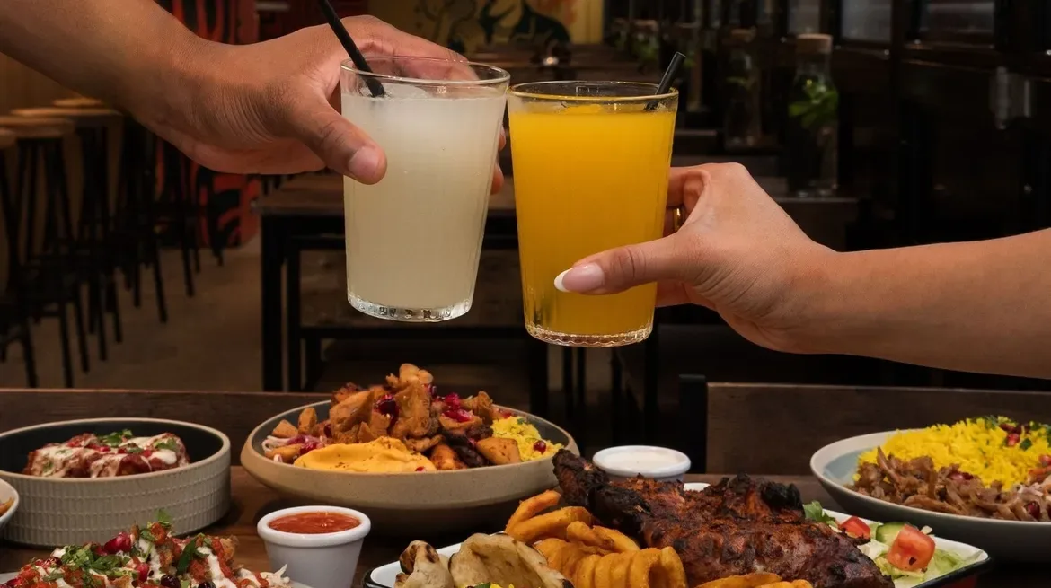 Free Soft Drink or Half Pint